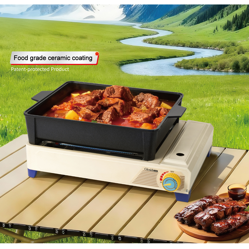with Aluminum Pot