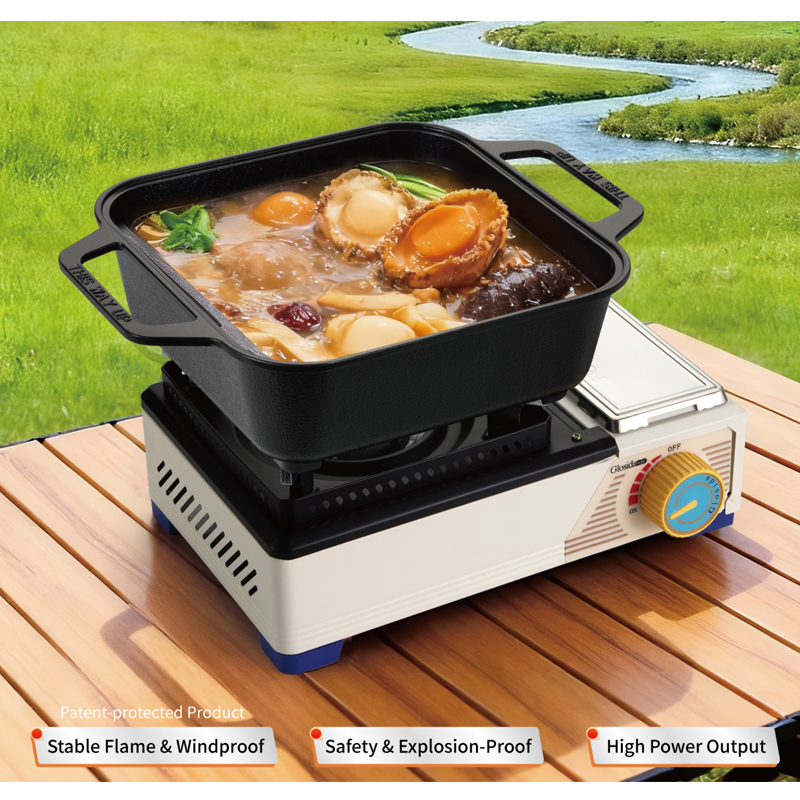 with Aluminum Pot